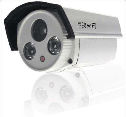 供应3灯网络摄像机学校小区工厂均可用的安防监控摄像机